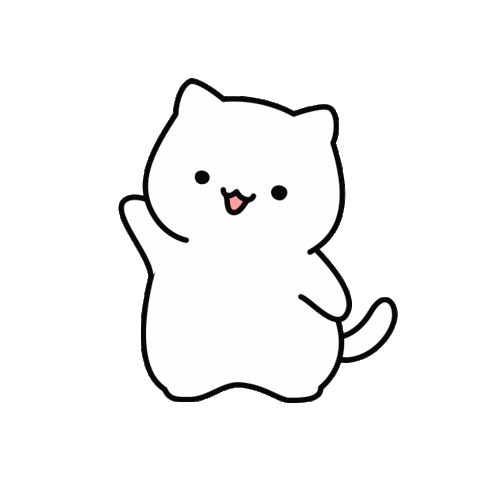 Waving cat animation